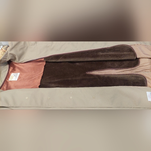 LONDON TOWNE , MENS Classic Beige Trench Coat - Picture 11 of 13